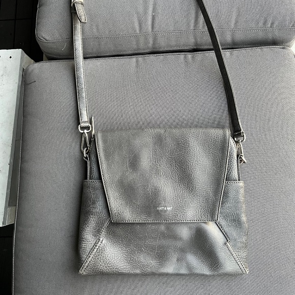 Matt & Nat Minka Gray Crossbody Bag - Picture 1 of 4